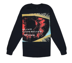 Travis Scott Eye Long Sleeve Tee Black