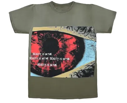 TRAVIS SCOTT EYE TEE GREEN