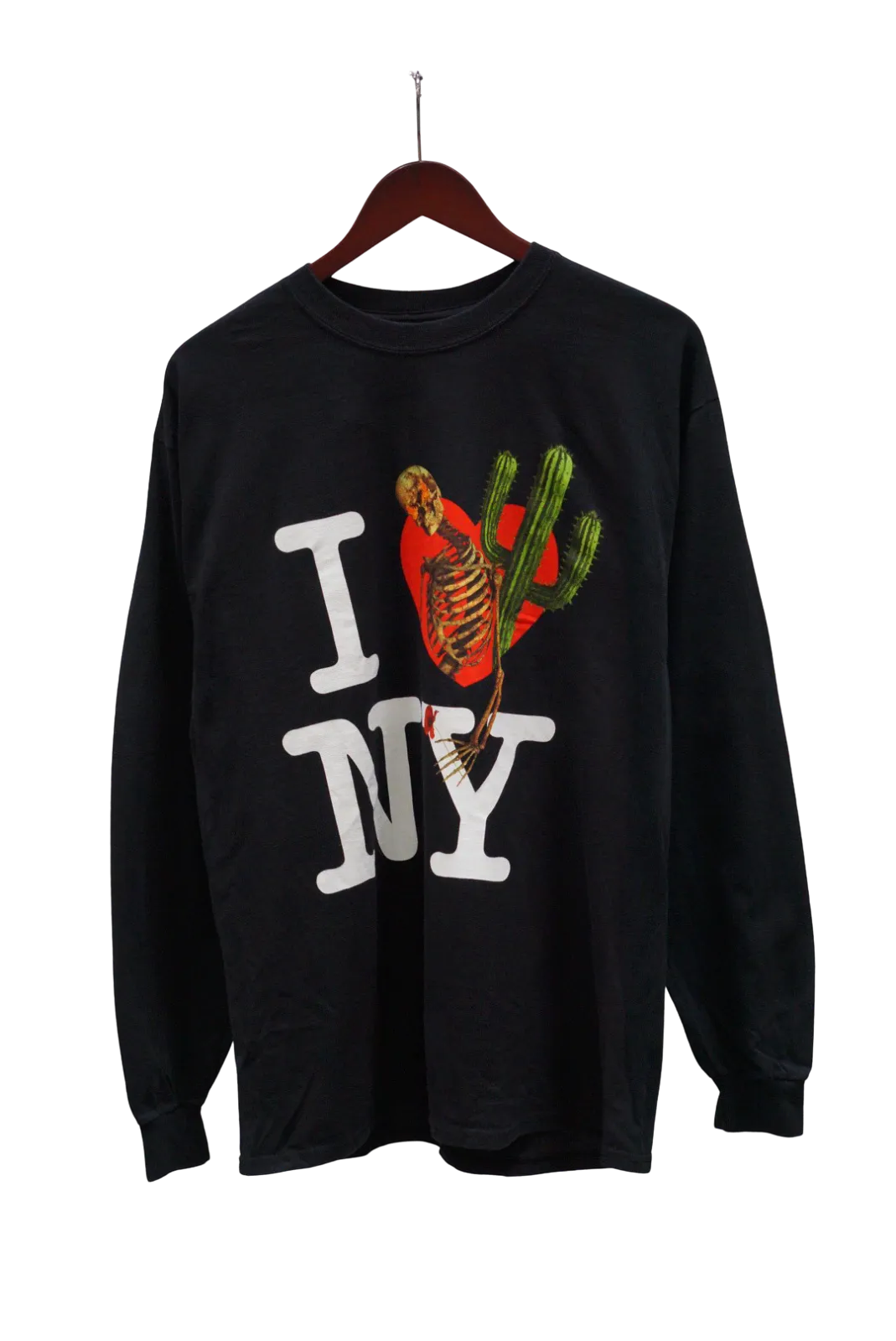 Travis Scott I Love NY MSG Long Sleeve Tee Black