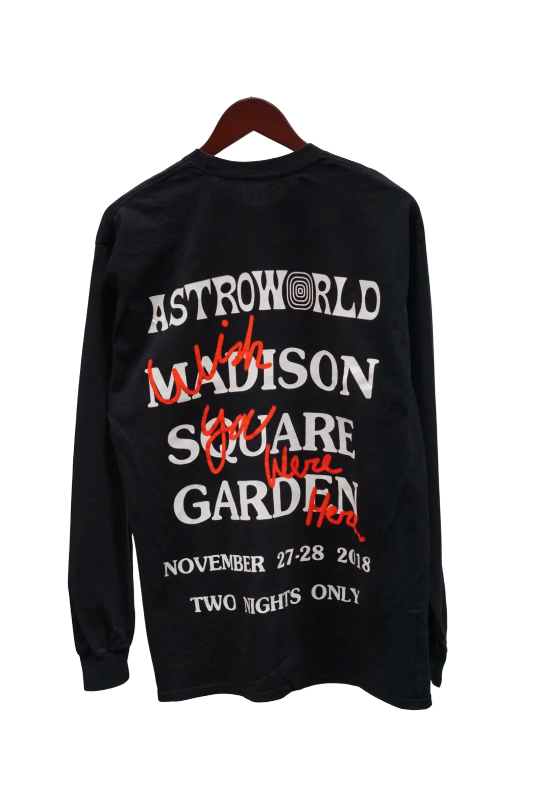 Travis Scott I Love NY MSG Long Sleeve Tee Black