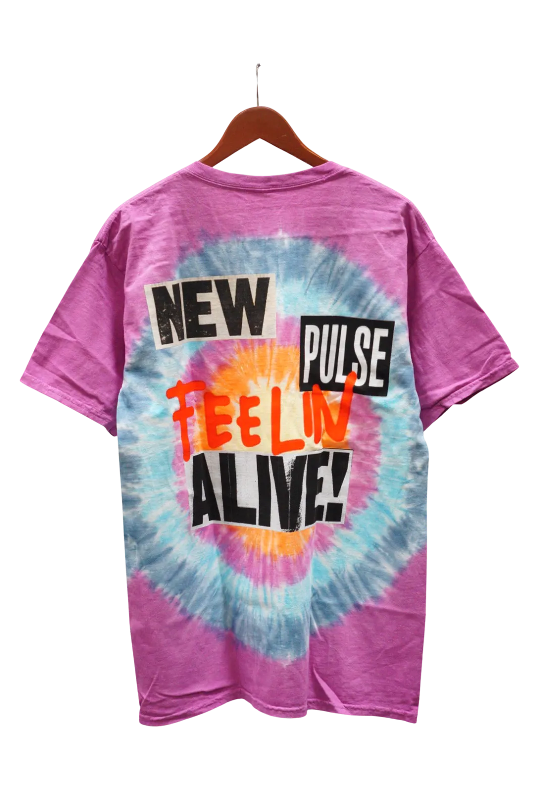 Travis Scott New Pulse Feeling Alive! Tee Tie-Dye