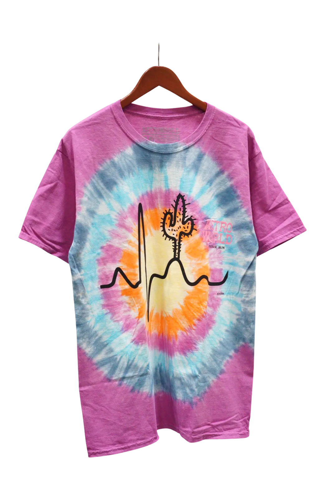 Travis Scott New Pulse Feeling Alive! Tee Tie-Dye