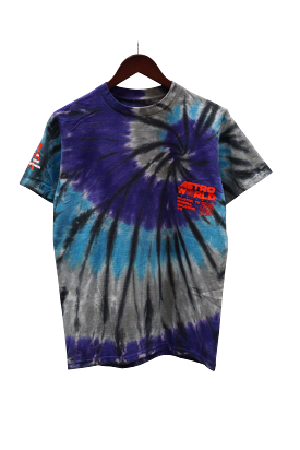 Travis Scott Official Souvenir Tee Purple Tie-Dye