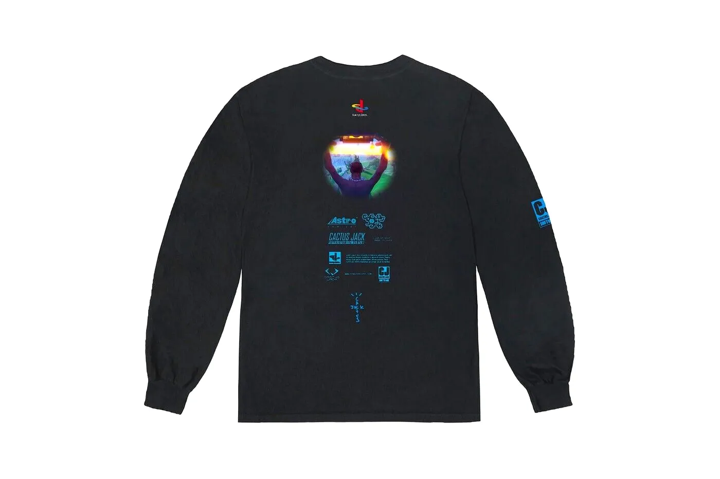 Travis Scott The Scotts CJ Portal L/S Tee Black