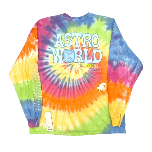 Travis Scott Wish You Were Here Popcorn L/S Tie-Dye Tee