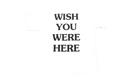 Travis Scott Wish You Were Here Tee White