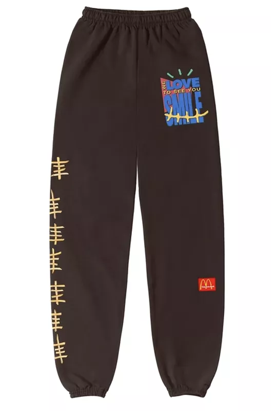 Travis Scott x McDonald's Smile Sweatpants