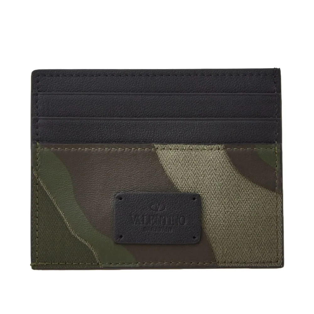 Valentino Card HolderGreen Camo