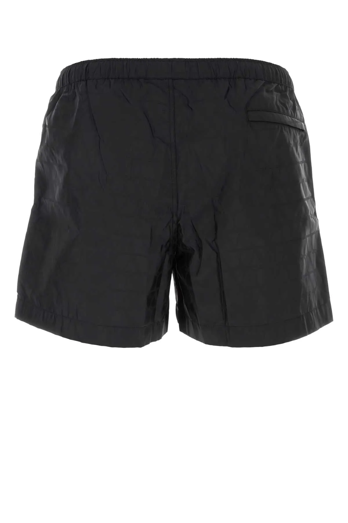 Valentino Garavani Black Toile Iconographe Swimmings Shorts