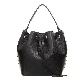 Valentino Garavani  Rockstud Bucket Bag Nero