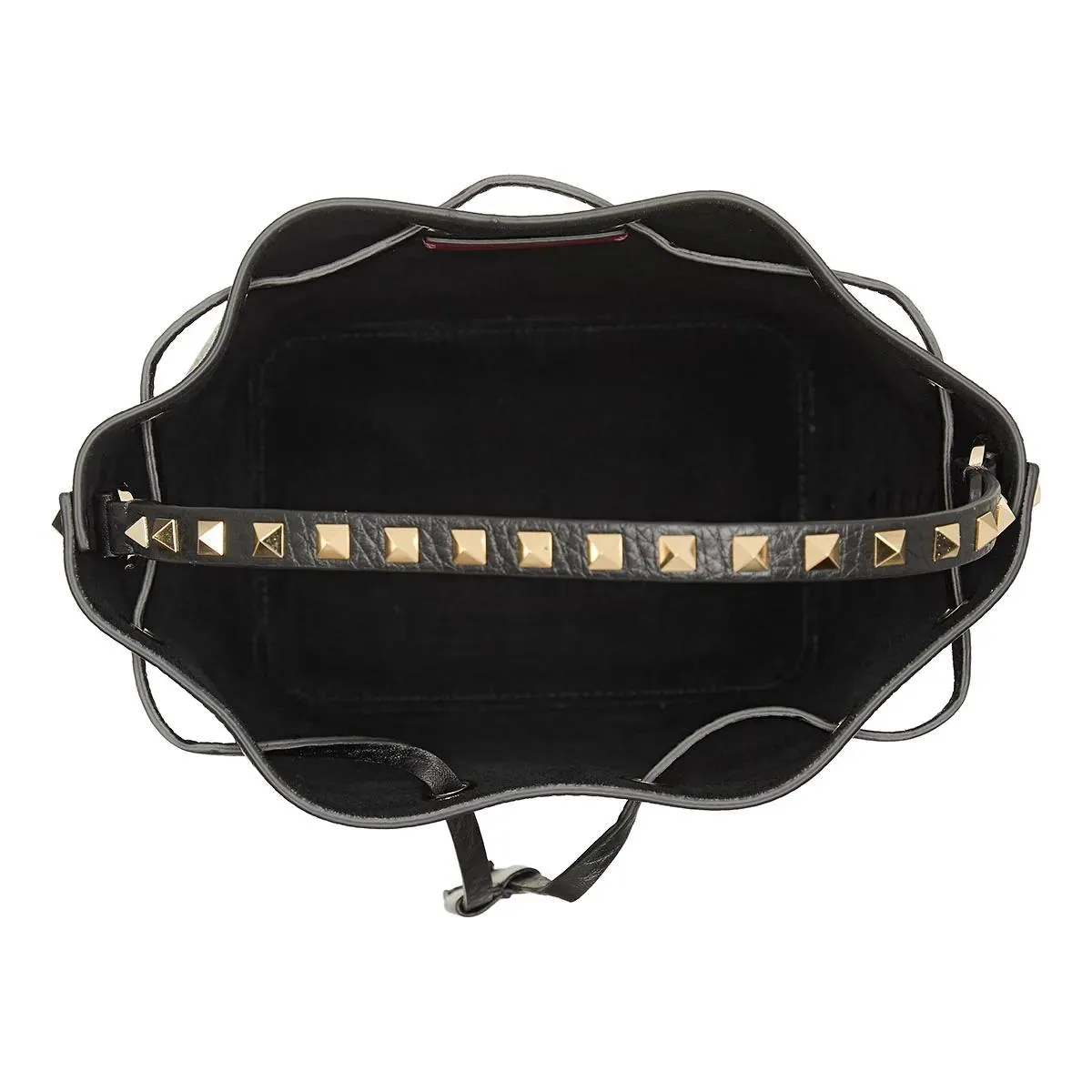 Valentino Garavani  Rockstud Bucket Bag Nero