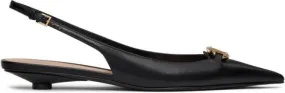 Valentino Garavani VLogo Signature leather pumps Black