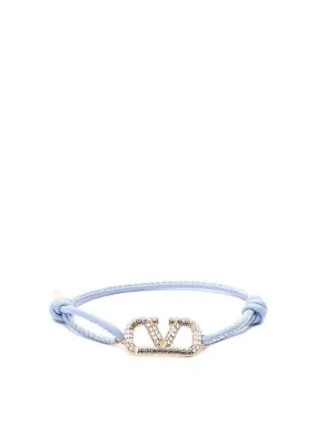 Valentino Garavani Vlogo Signature Strass Bracelet