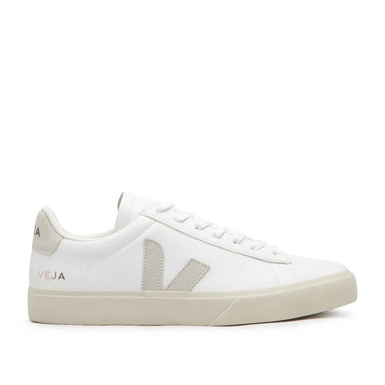 Veja Campo Chromefree Leather (White / Beige)