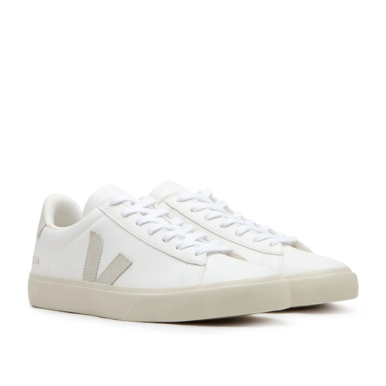 Veja Campo Chromefree Leather (White / Beige)