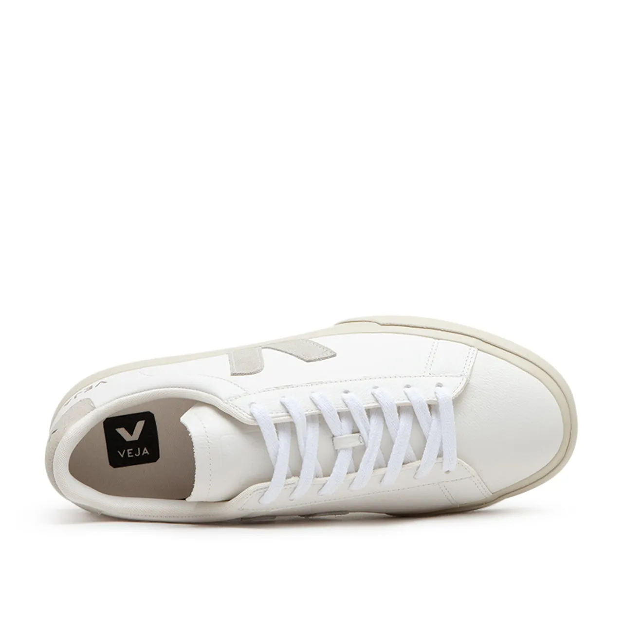 Veja Campo Chromefree Leather (White / Beige)