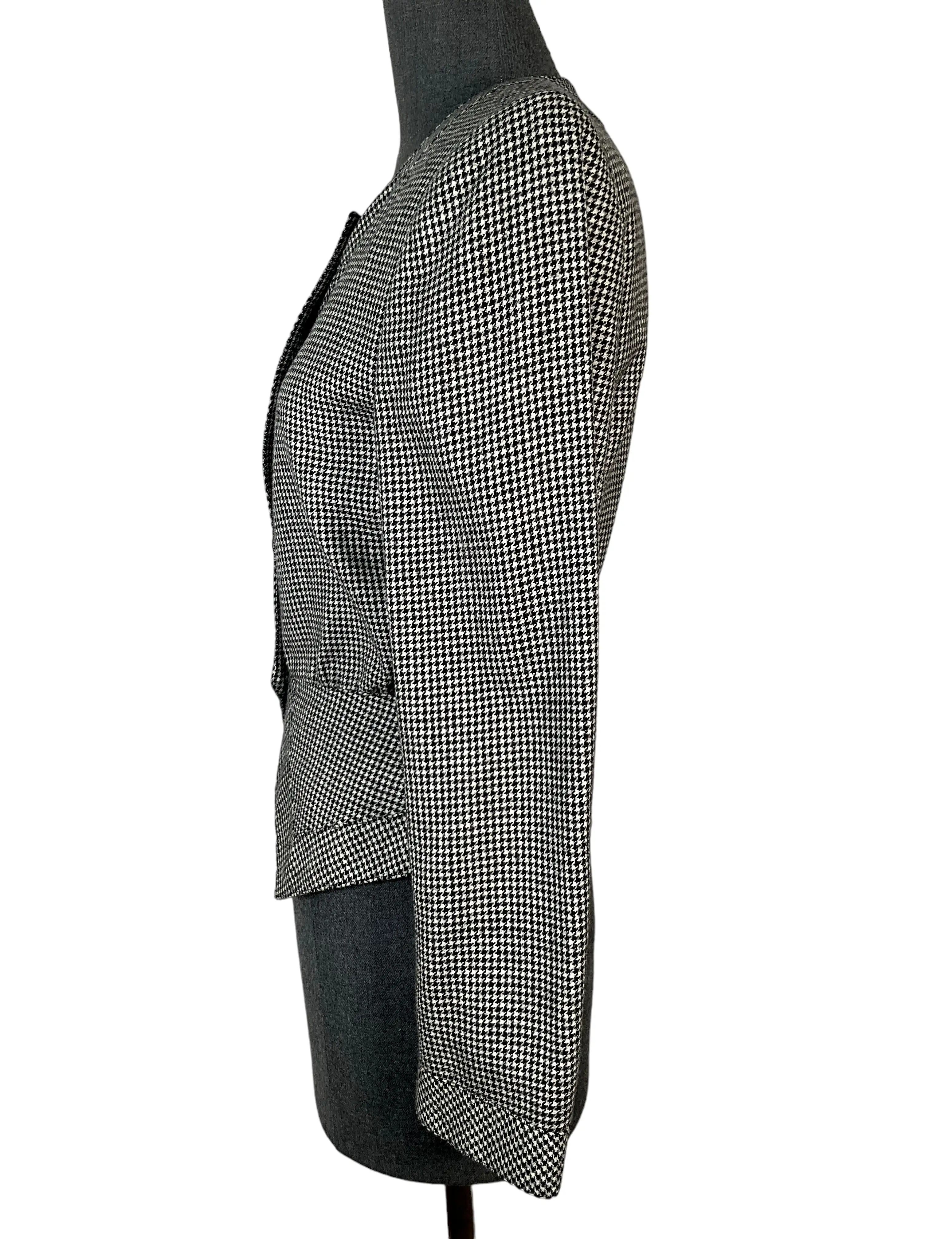 Vintage Houndstooth Valentino Jacket Size S