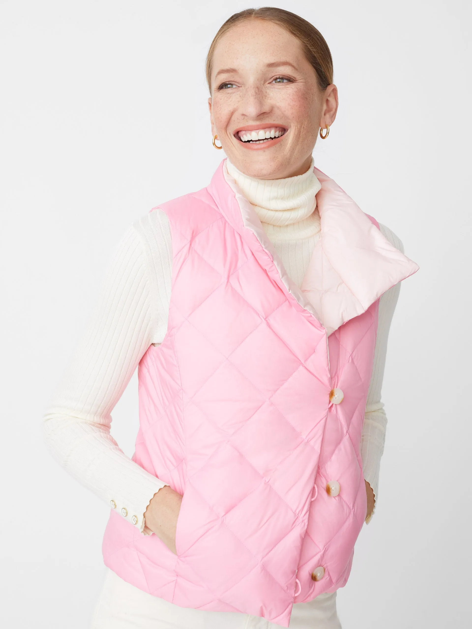 Vivian Reversible Puffer Vest