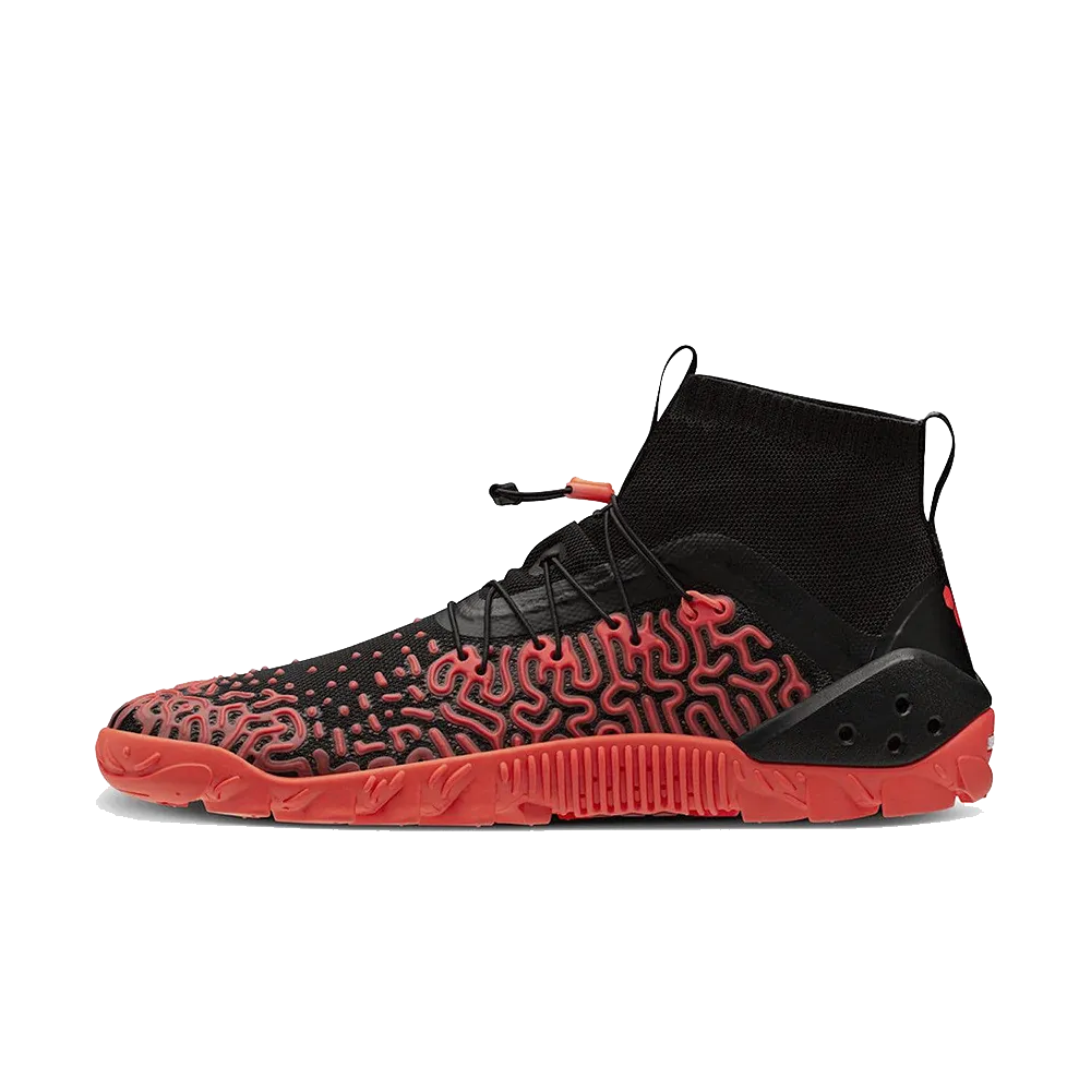 Vivobarefoot ESC Tempest Womens Obsidian Neon Coral