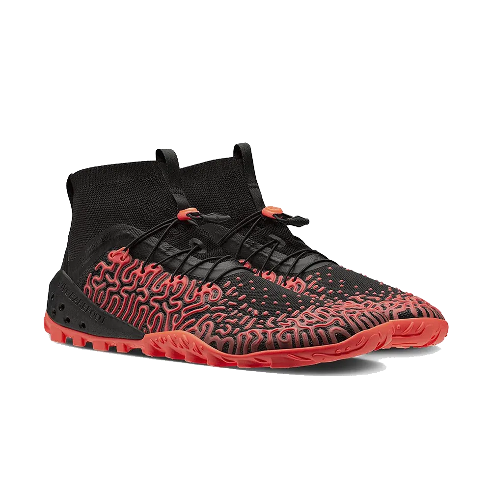 Vivobarefoot ESC Tempest Womens Obsidian Neon Coral