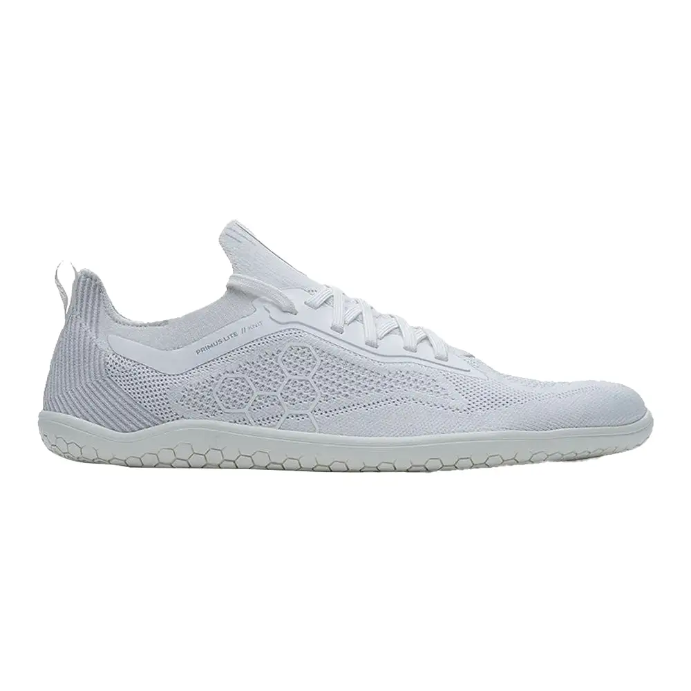 Vivobarefoot Primus Lite Knit (Mens) - Bright White