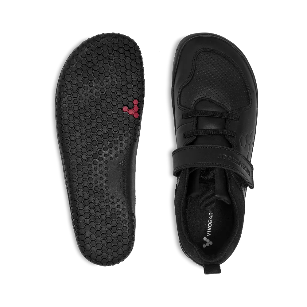 Vivobarefoot Primus Ludo School Juniors Obsidian