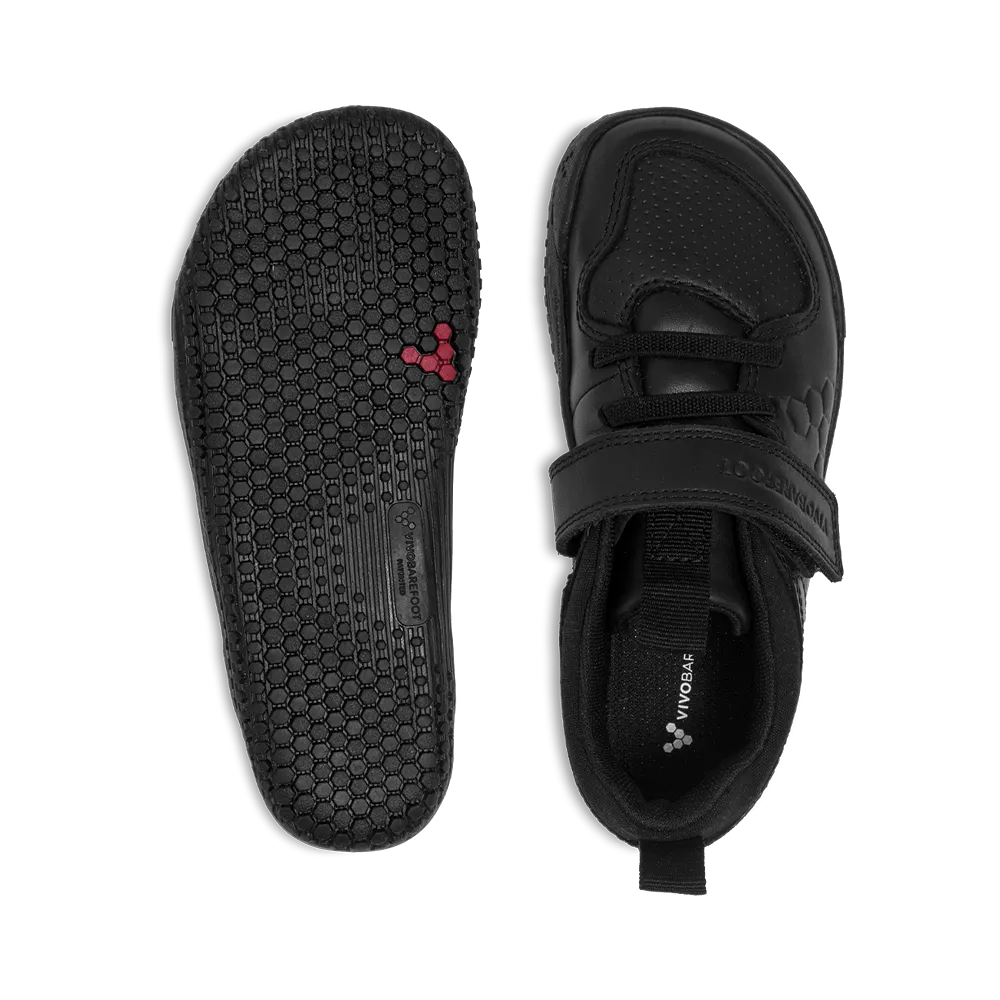 Vivobarefoot Primus Ludo School Kids Obsidian