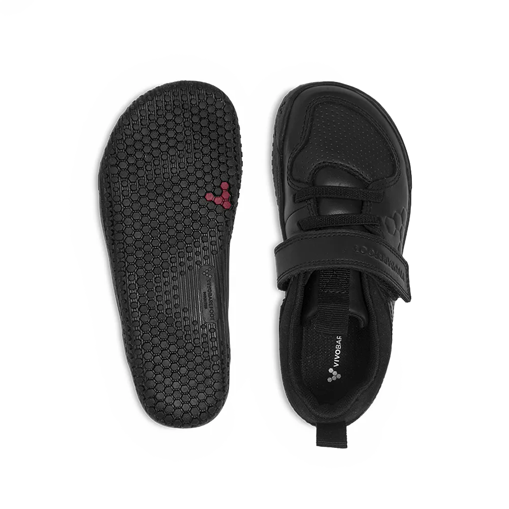 Vivobarefoot Primus Ludo School Preschool Obsidian