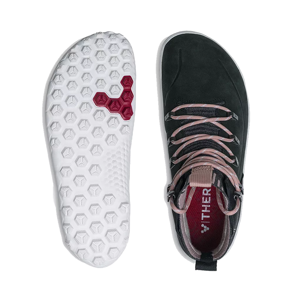 Vivobarefoot Tracker Decon FG2 Womens Obsidian / Misty Rose