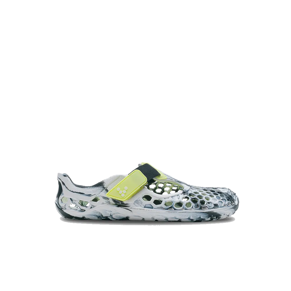 Vivobarefoot Ultra Bloom Kids Obsidian White