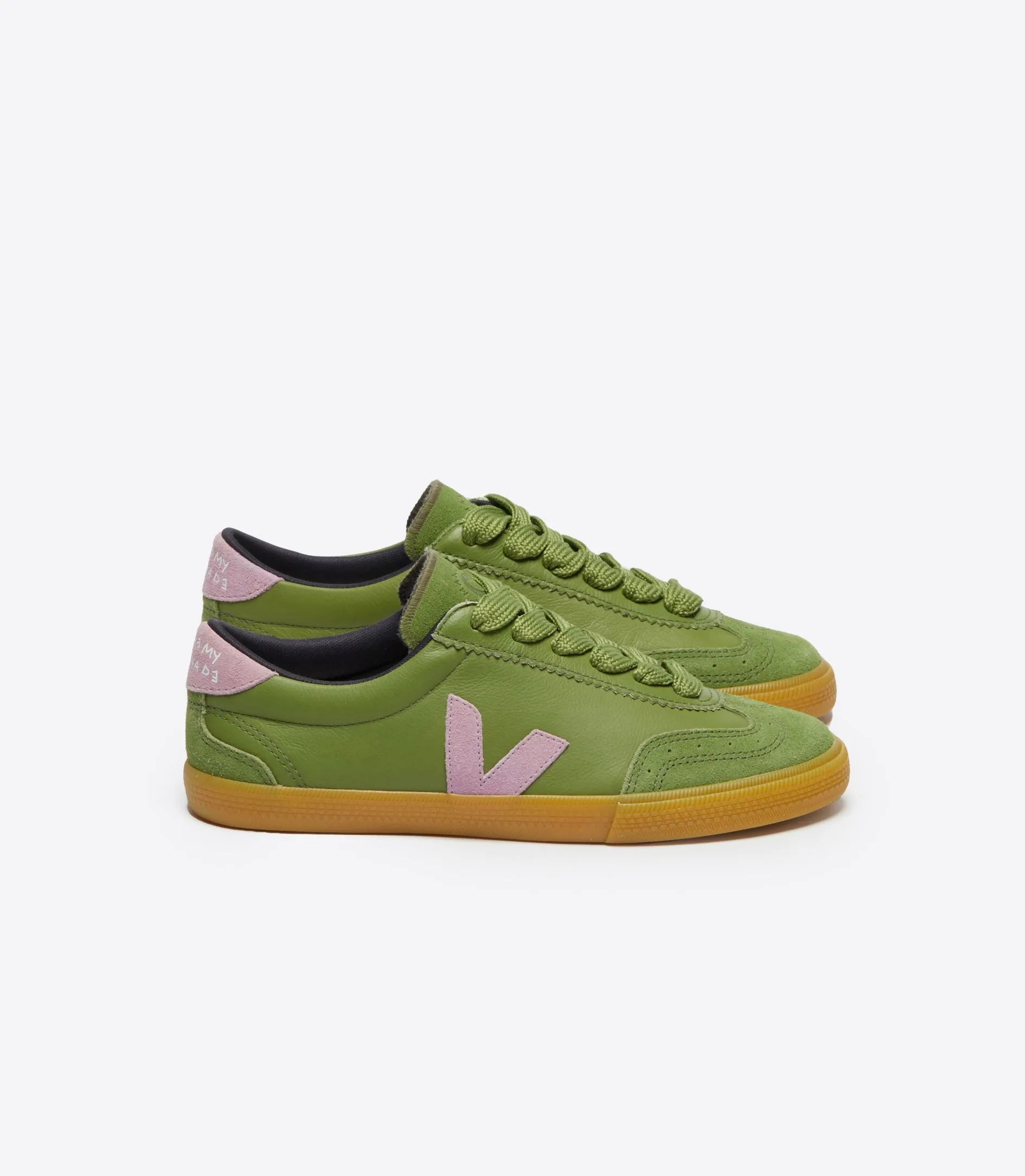 VOLLEY LEATHER VEJA X MAKE MY LEMONADE KIWI ORCHID