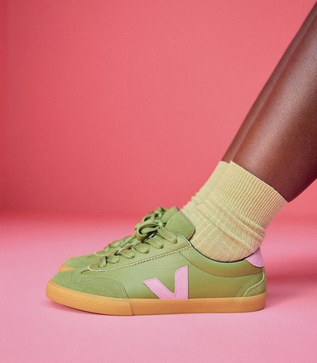 VOLLEY LEATHER VEJA X MAKE MY LEMONADE KIWI ORCHID