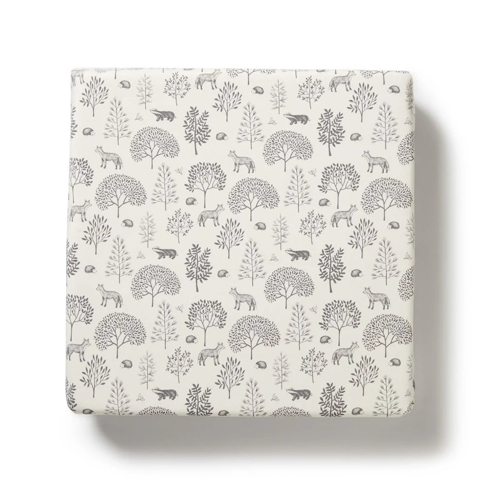 Wilson & Frenchy Organic Cot Sheet - Woodland