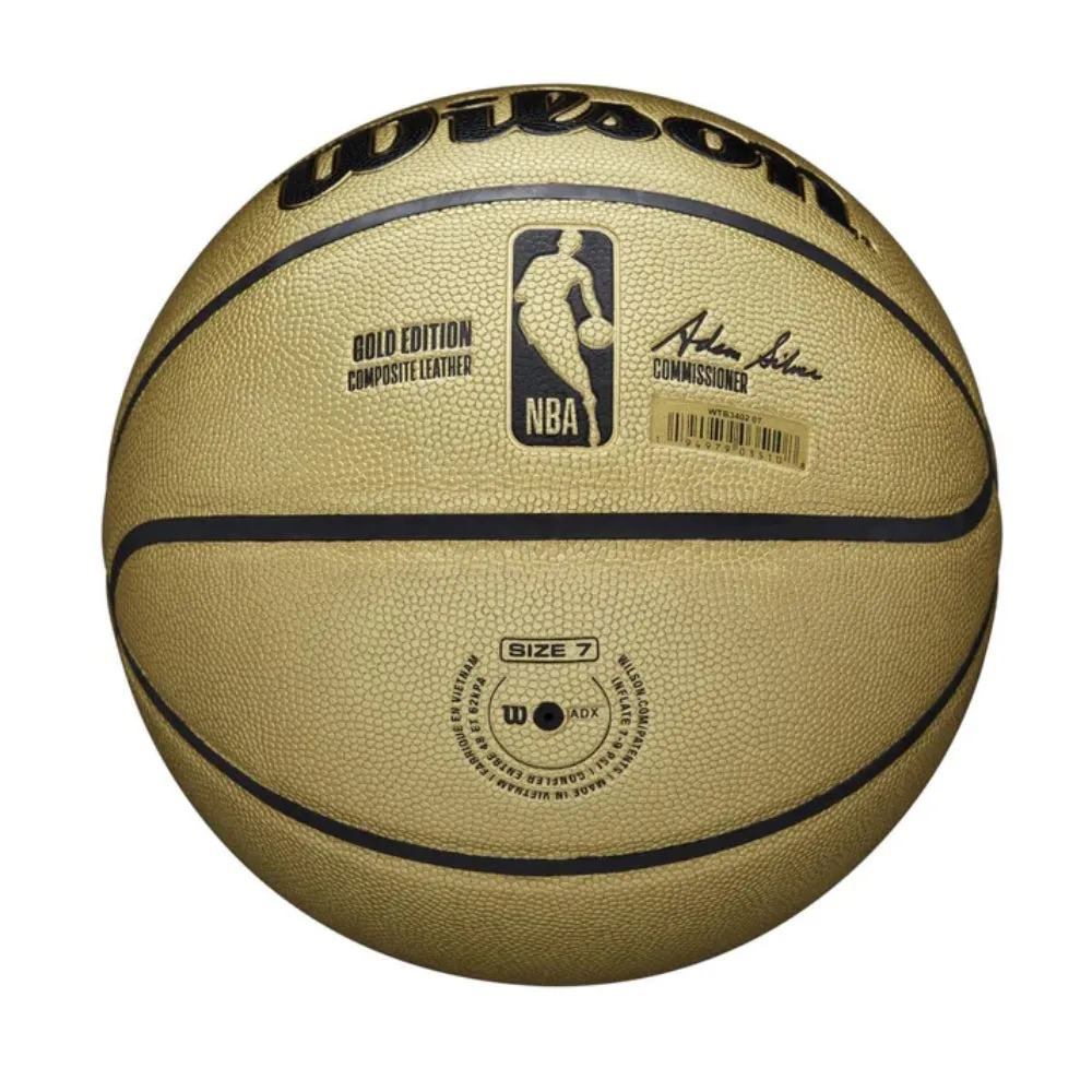 WILSON NBA Gold Edition Basketball (Gold)