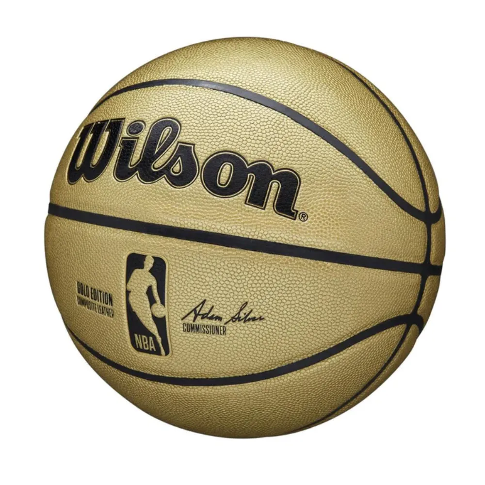 WILSON NBA Gold Edition Basketball (Gold)