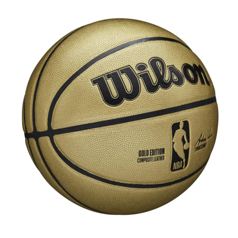 WILSON NBA Gold Edition Basketball (Gold)