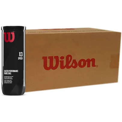 Wilson Padel X3 Speed Bal 24x3 pieces.