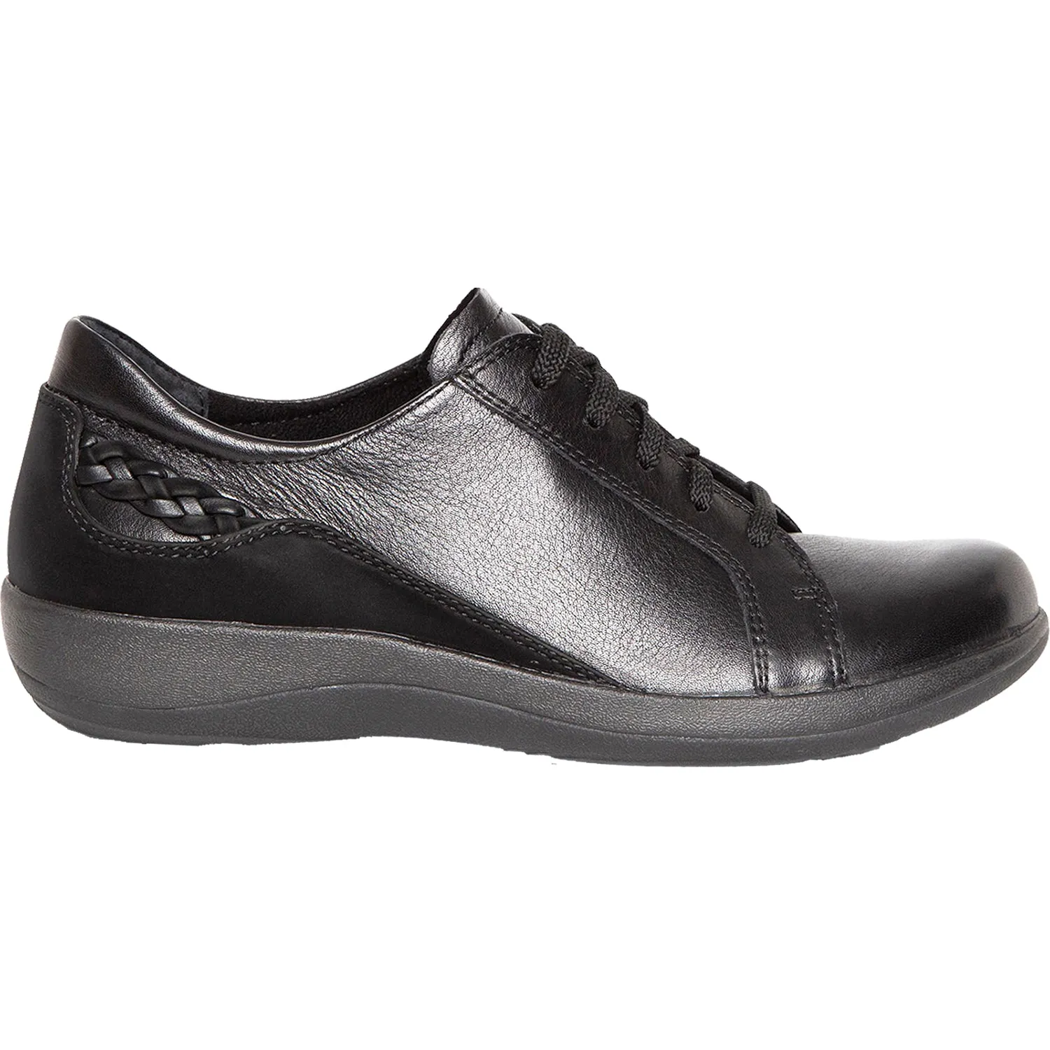 Women's Aetrex Dana Black Leather