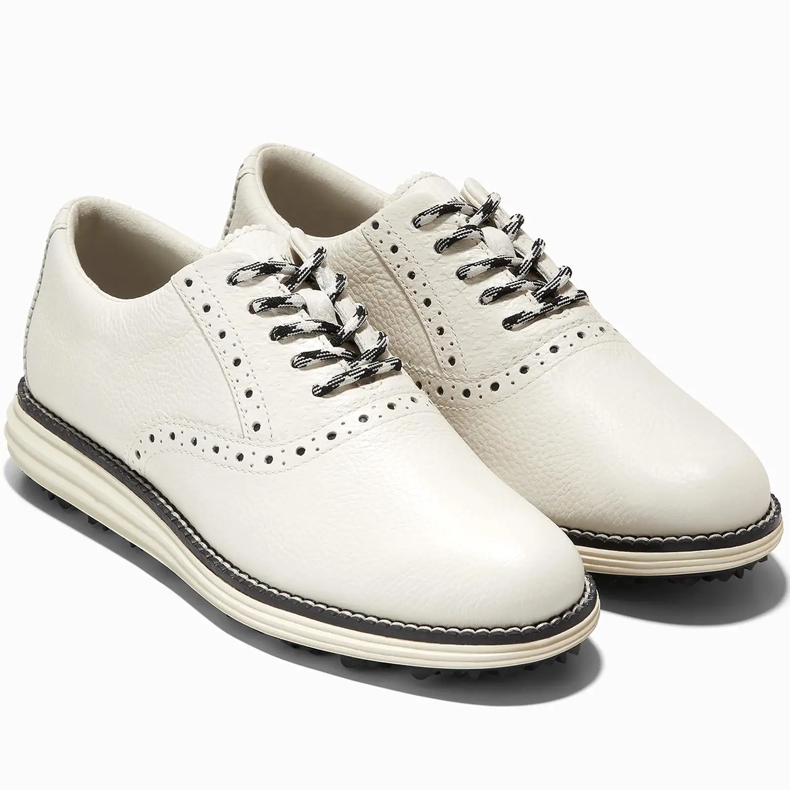 Womens ORIGINALGRAND Shortwing Golf Shoes Ivory/Black - 2024