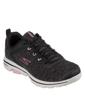 Womens/ladies go golf walk 5 golf shoes black/white Skechers