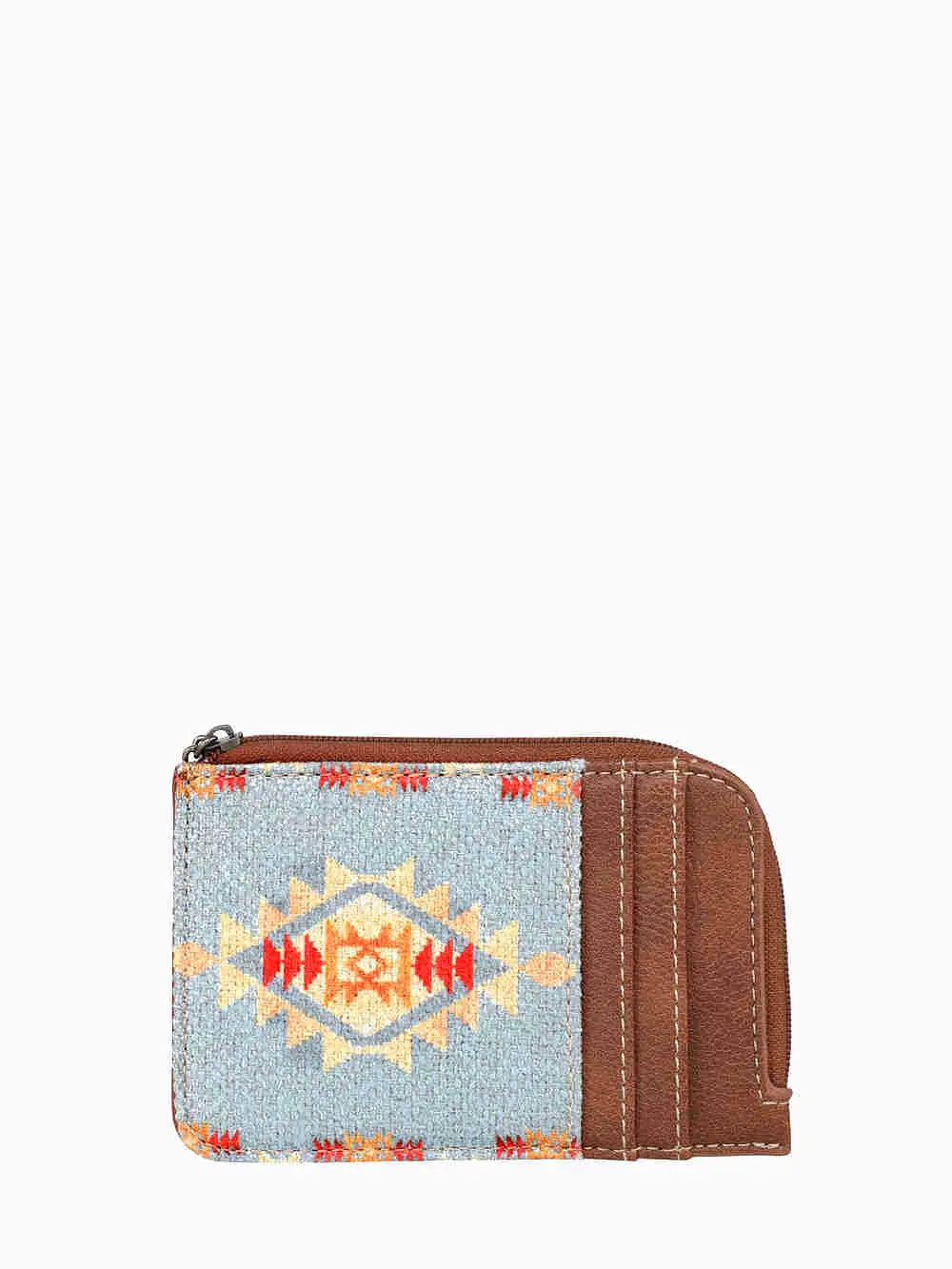 Wrangler Southwestern Art Print Mini Zip Card Case