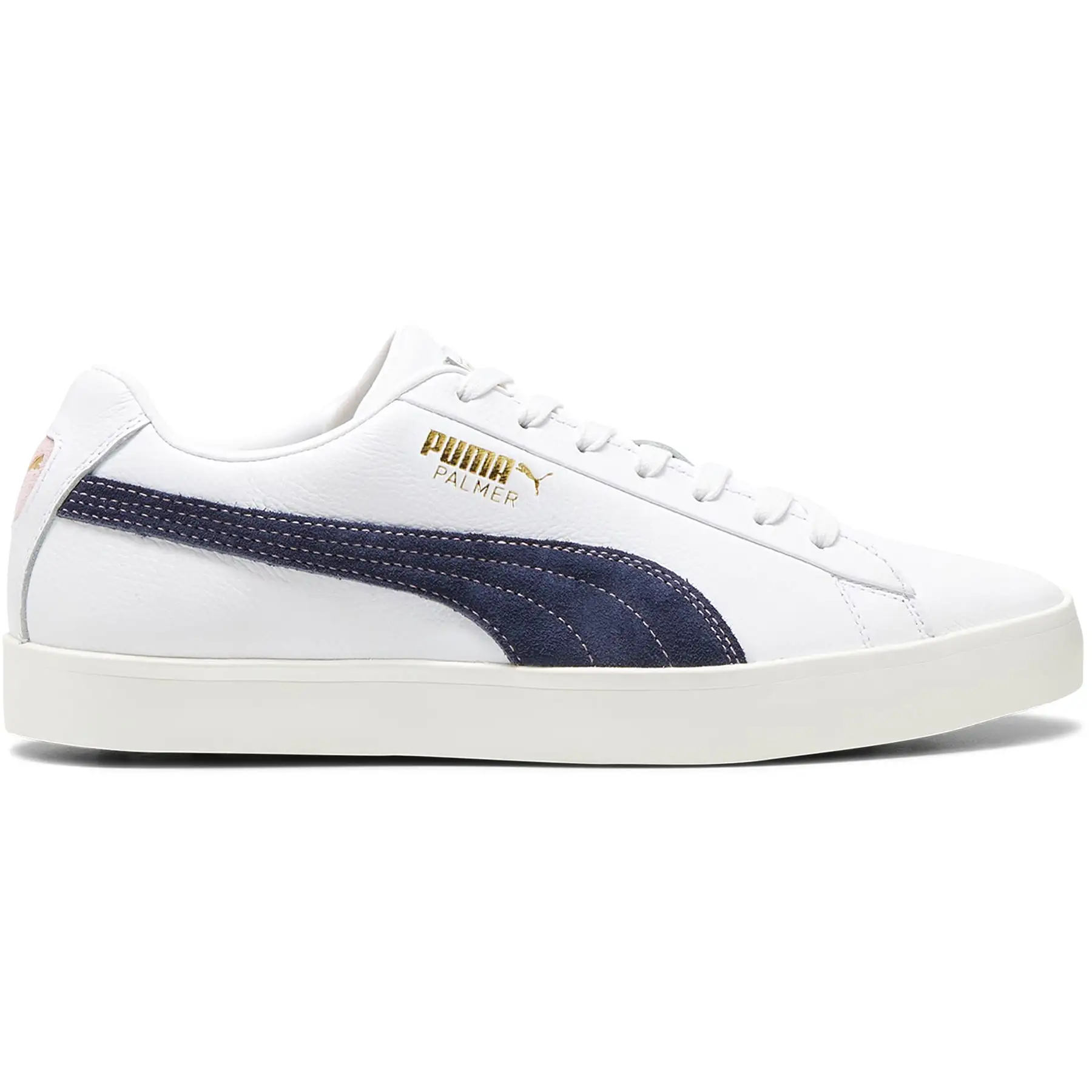 x AP Fusion Classic Golf Shoes White/Navy - SS24